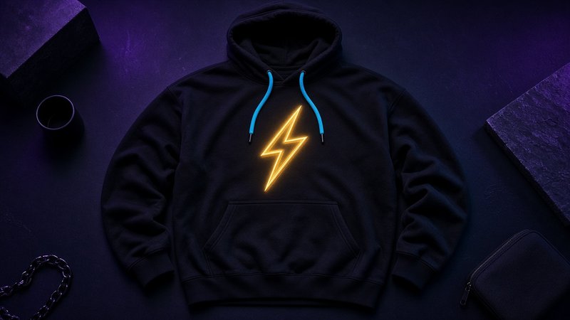 VTC hoodie product flat-lay